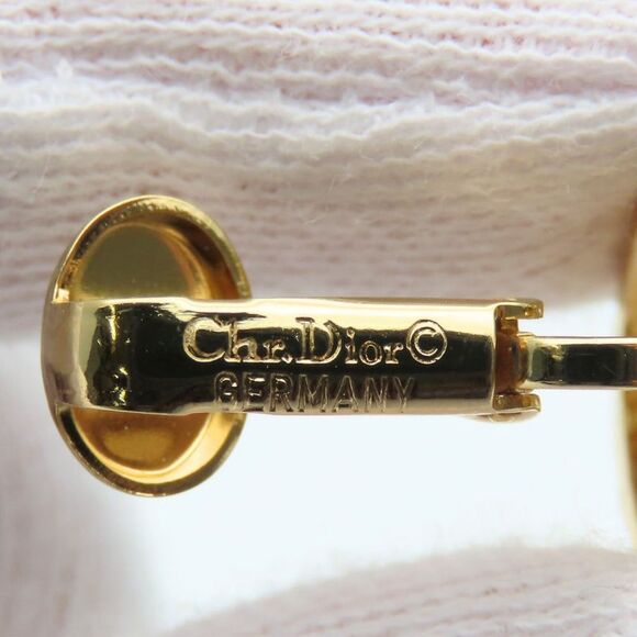 Christian Dior CD Logo Earrings